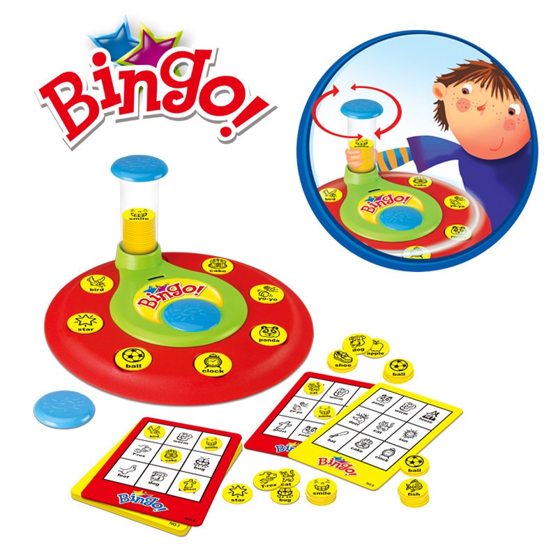 Bingo เกมบิงโก บอร์ดเกม เล่นกลุ่มเพื่อน ครอบครัว เรียนรู้คำศัพท์ภาษาอังกฤษ เล่นได้ 2-4 คน เสริมพัฒนา