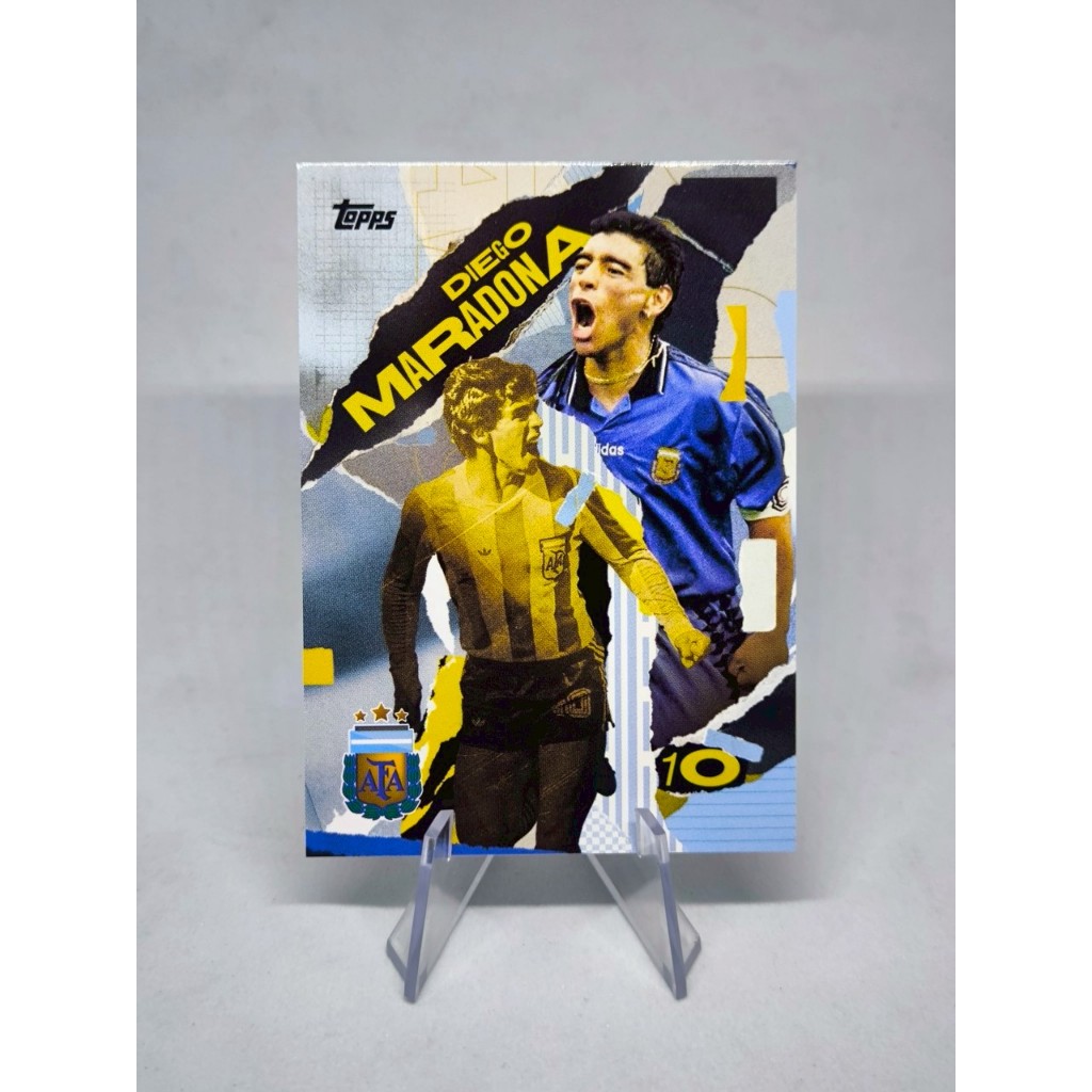 การ์ดฟุตบอล Topps Argentina Team Set Diego Maradona First Goal Argentina 2024-25