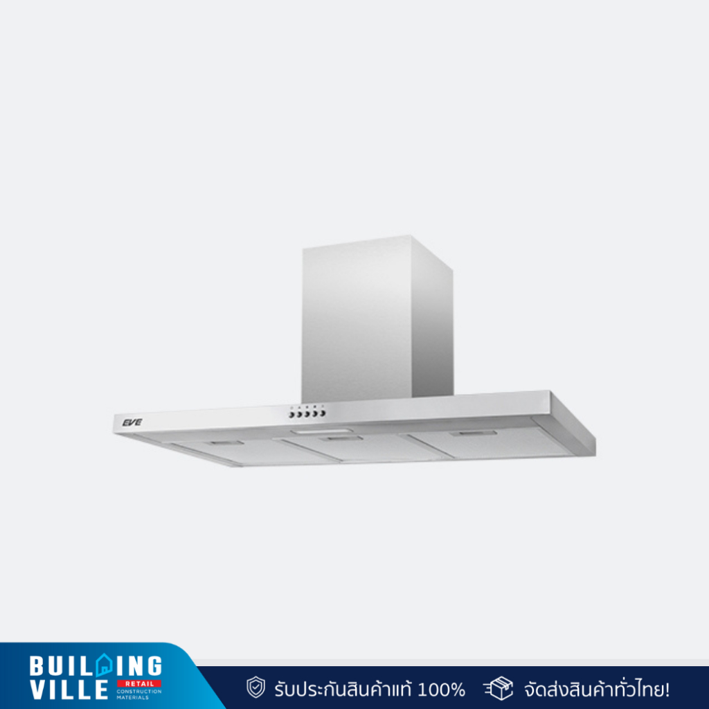 EVE เครื่องดูดควันติดผนัง HC-STEELPRO-90 ขนาด 90 ซม.