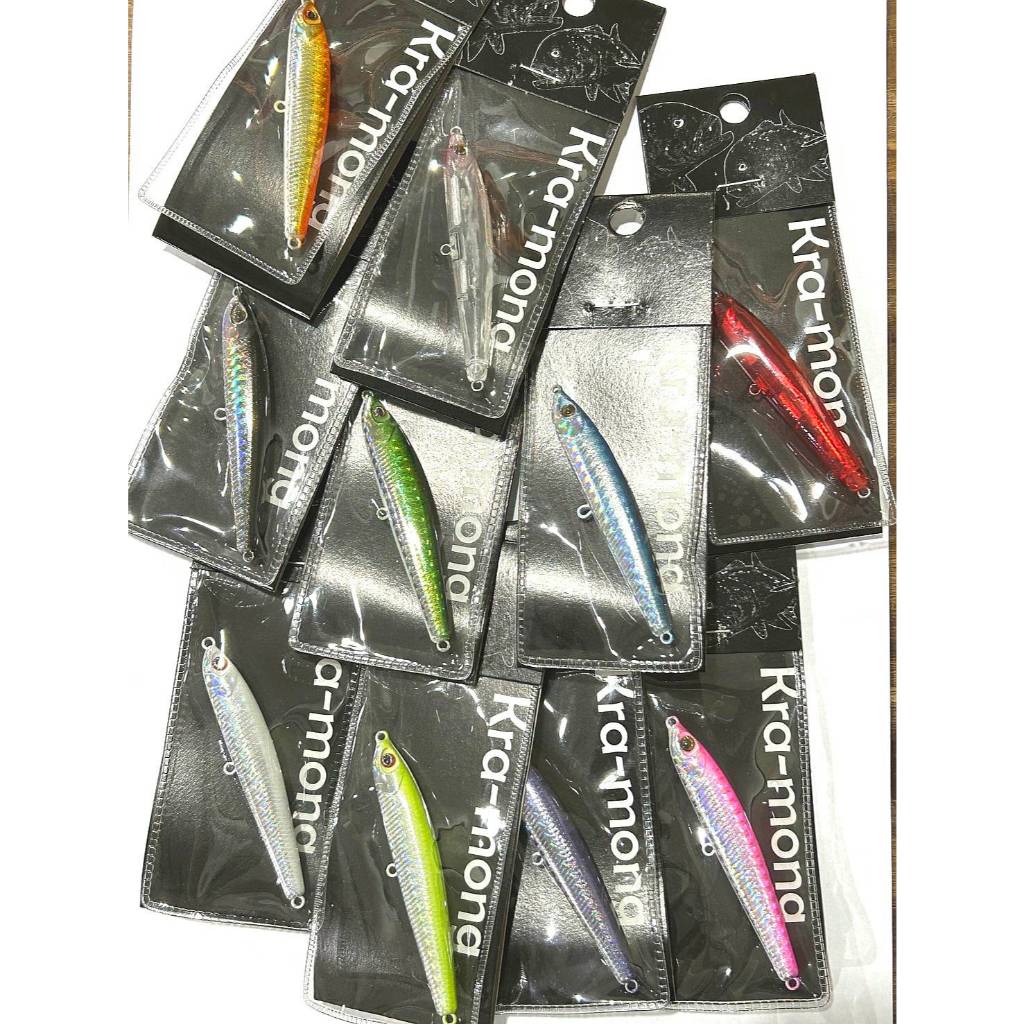เหยื่อซิงกิ้ง เพนซิล จมโคลง เหยื่อตกปลาน้ำจืด 2 ขนาด 10 สี