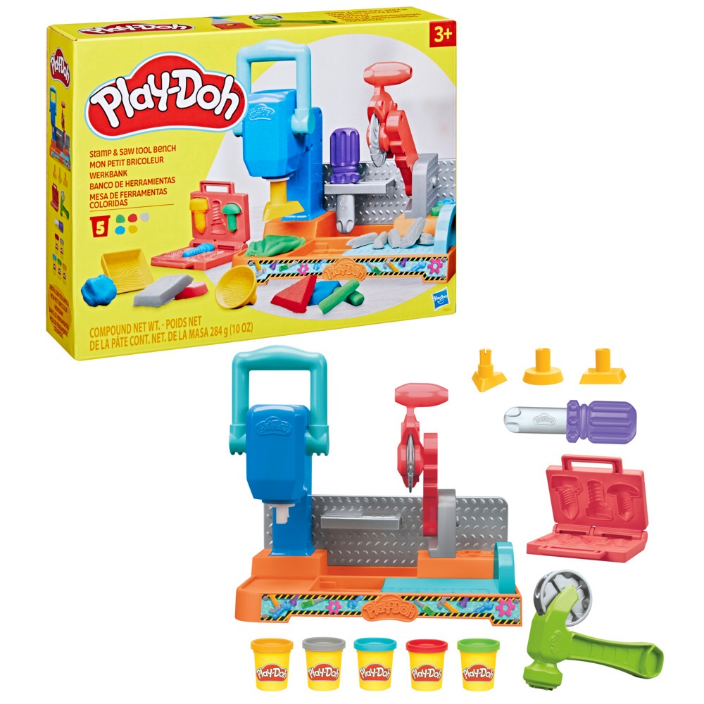 PLAY-DOH STAMP N SAW TOOL BENCH