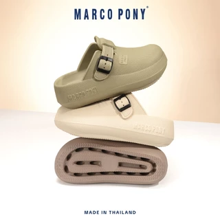 Marco Pony รองเท้าเปิดส้น รองเท้าแตะ แฟชั่น ทรงมินิมอล เสริมความสูง EVA กันน้ำ พื้นนิ่ม Size 36-41 รุ่น MH9029