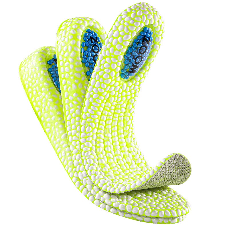 Height Increasing Insoles for Sports Shoes - Invisible Popcorn Boost, Shock Absorption, Sweat & Odor Control, Unisex for