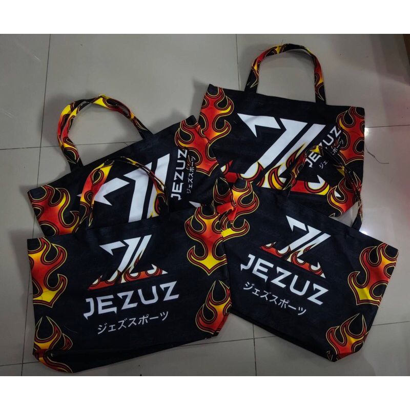 กระเป๋าผ้าพิมลายไฟญี่ปุ่น JeZuz