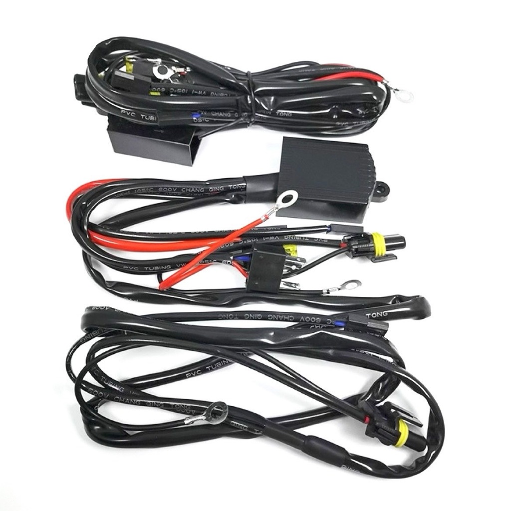 bkk_xenon  สายรีเลย์ H4 สำหรับหลอด xenon ขั้ว H4slide หรือใช้กับโปรเจคเตอร์ ที่มีไฟสูงต่ำ แบบม่านได้ กันน้ำ 100%