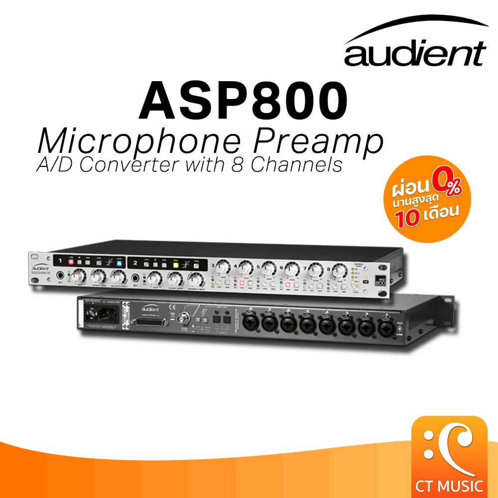 Audient ASP800 Console Mic ปรีแอมป์ไมโครโฟน Microphone Preamp