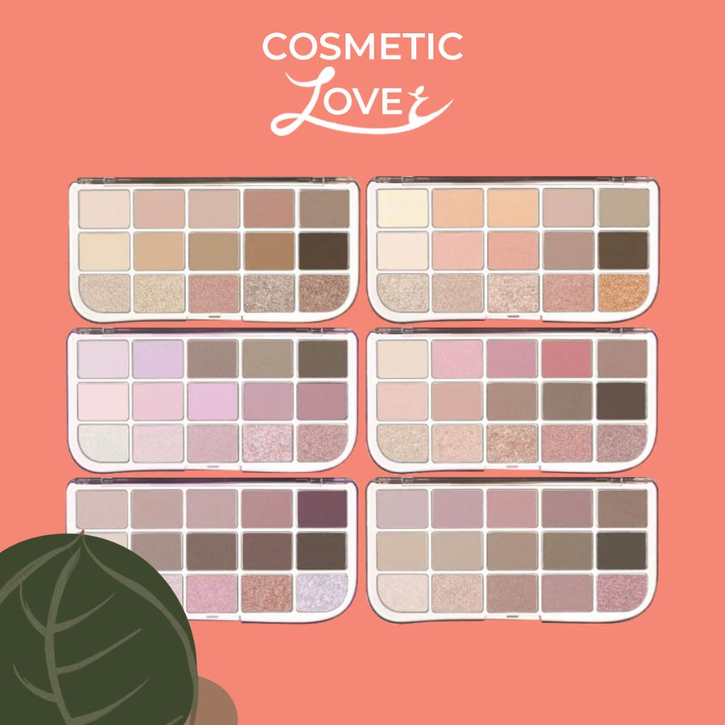 ❤️FWEE More Mood Eyeshadow Palette พาเลทอายแชโดว์ 15 หลุม