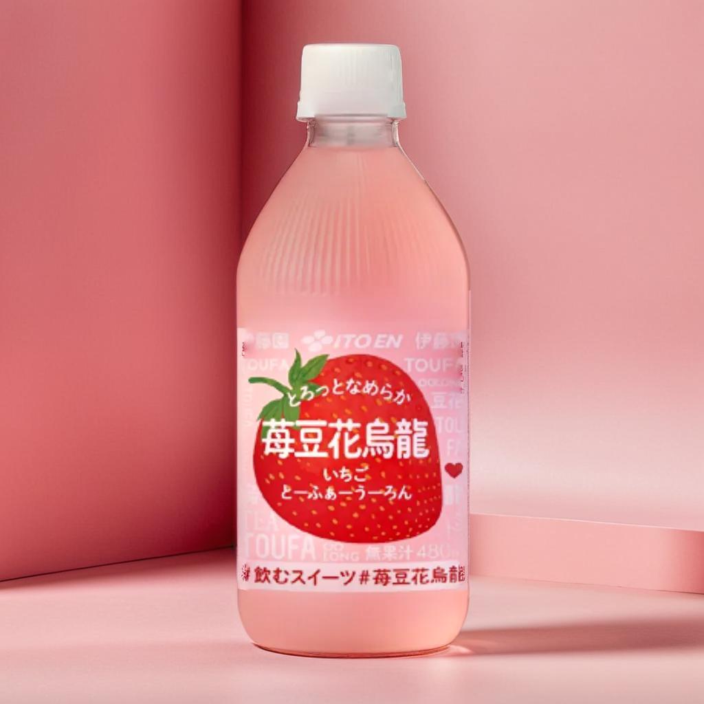 Itoen Strawberry Douhua Oolong ชาอู่หลงสตรอว์เบอร์รี่ สูตรเต้าฮวยไต้หวัน 480ml | หอมละมุน ดื่มง่าย ส