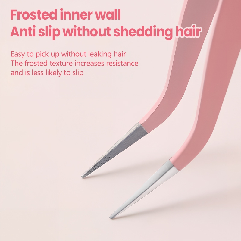 แหนบคีบขนตา 12ซม. สเตนเลส แบบโค้ง สําหรับ แต่งหน้า แหนบความแม่นยํา ที่คีบสติ้กเกอร์ - รูปที่ 6