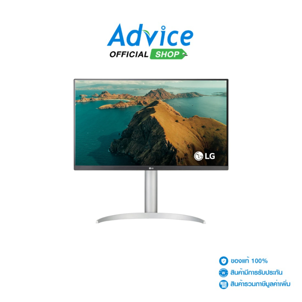 MONITOR (จอคอม) 27'' LG ULTRAFINE 27UP850K-W (IPS, HDMI, DP, USB-C) 4K 60Hz - A0167968