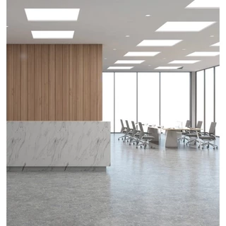 (ยกลัง ชุด 6 โคม) โคมไฟ ออฟฟิศ แอลอีดี ชนิดฝังฝ้า ขนาด 60x60ซม. ขนาด 40 วัตต์ แสงขาว 6500K