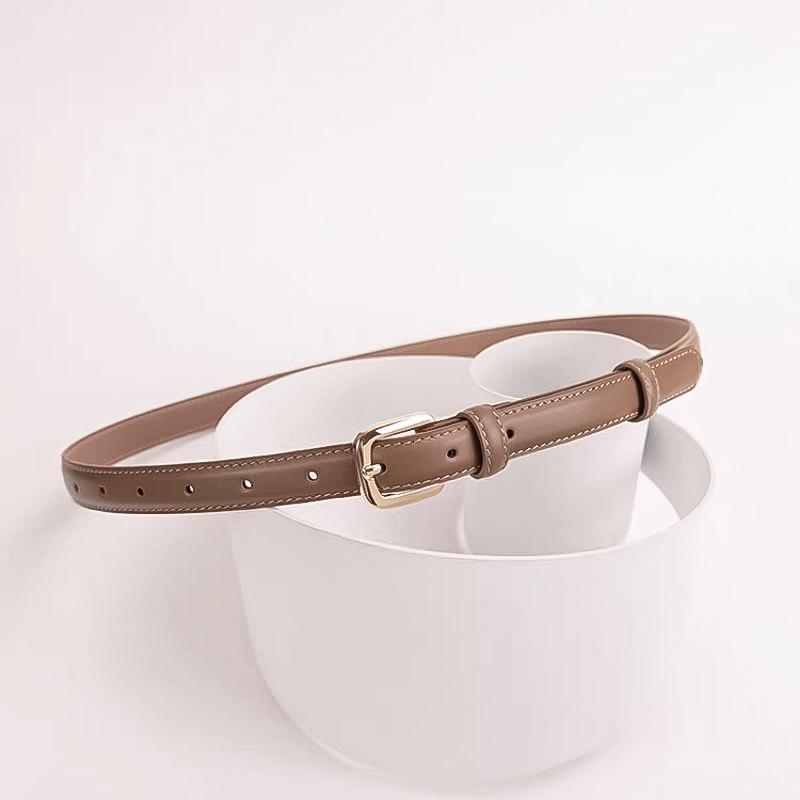 【จัดส่งจากกรุงเทพฯ】  แฟชั่นใหม่ เข็มขัดตกแต่งผ้าเดนิมหัวเข็มขัดคาดเอวปรับได้ เข็มขัด เข็มขัดหนังนิ่ม มัลติฟังก์ชั่น - รูปที่ 7