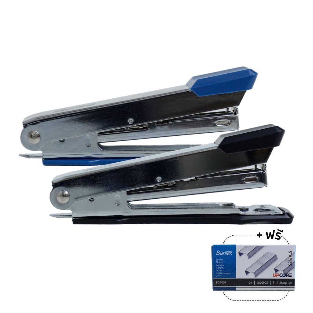 [ฟรีลูกแม็ก] Bantex เครื่องเย็บกระดาษ ลวดเย็บเบอร์ 26/10 แม็กเย็บกระดาษ ที่เย็บกระดาษ Stapler