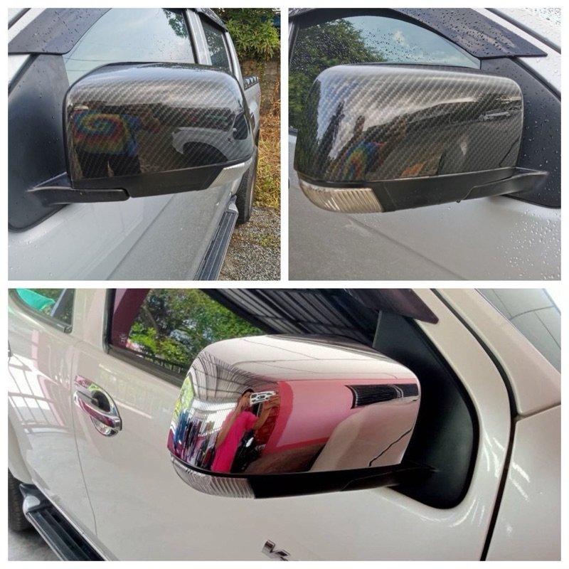 ครอบกระจกD-Max2012-2019มีตัวเลือกสินค้าสวยทนทานงานติดกาวครอบ1/4(2ขิ้น) - รูปที่ 7