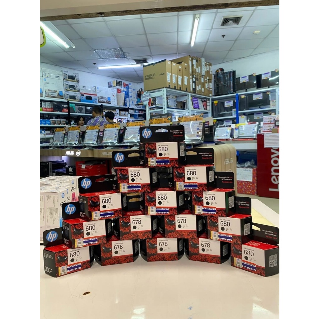 HP หมึกอิงค์เจ็ท Ink Cartridge รุ่น 680 BK/Tri-color