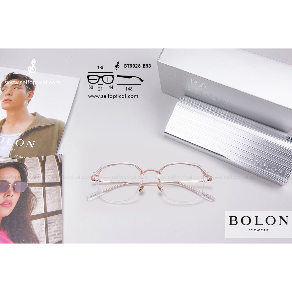 กรอบแว่น BOLON LIMA BT6028 Size 50 ลิขสิทธิแท้ 💯%  by SELF Optical