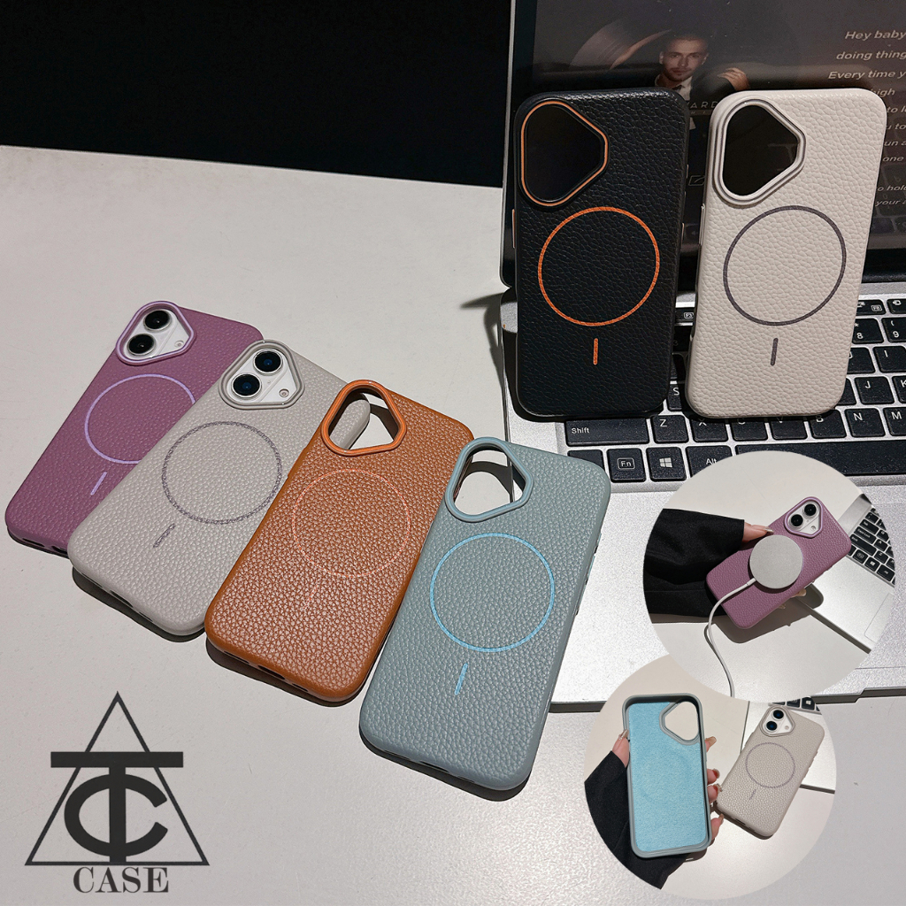 เคสโทรศัพท์สำหรับ iPhone 13 14 11 15 16 12 17 Pro Max XR XS เคสผิวสัมผัสพิเศษ พร้อมดีไซน์สีตัดกัน เคสผิวสัมผัสหนัง