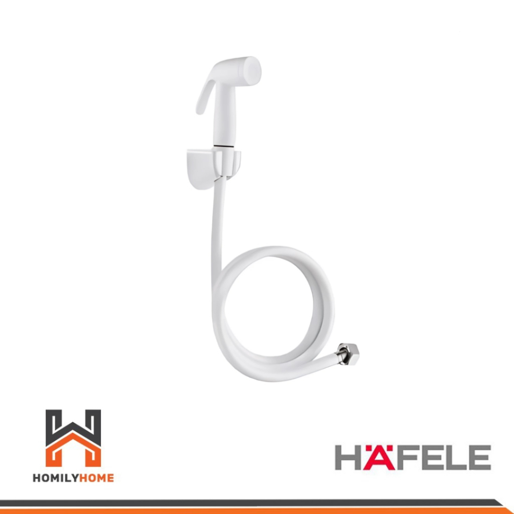HAFELE ชุดสายฉีดชำระ รุ่น 485.95.048 สีโครม รุ่น 485.95.046 สีขาว สายฉีดชำระครบชุด - รูปที่ 2