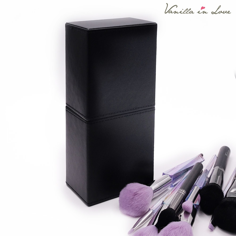 BC07 กระบอกใส่แปรงแต่งหน้า makeup brush tube ทรงสี่เหลี่ยม แบบแม่เหล็ก
