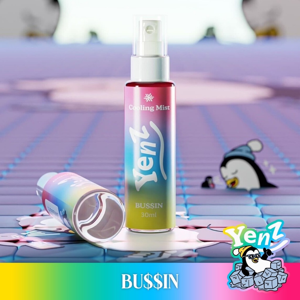 YenZ สเปรย์เย็น กลิ่น BUSSIN ขนาด 30 มล. คูลลิ่งสเปรย์ (Cooling Spray - Fragrant Mist)