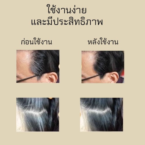 บาล์มปิดผมขาว Snowmolly Hair Cushion คุชชั่น ปิดผมบาง ปิดเหม่ง กันน้ำ แต่งสีผมได้ดังใจ ขนาด 20 g. - รูปที่ 6