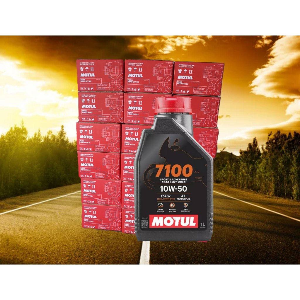 Motul 7100 Ester 10W50 MA2 1L.x12ขวด ยกลัง
