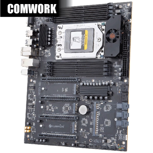 เมนบอร์ด HUANANZHI H12D 8D TPM BMC LGA SP3 CPU AMD EPYC 7002 7003 WORKSTATION SERVER MAINBOARD MOTHE