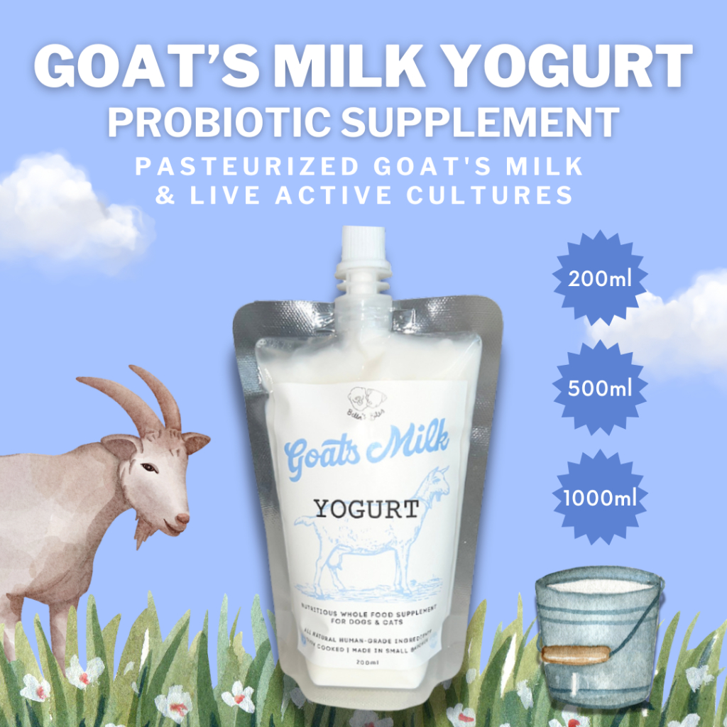 โยเกิร์ตนมแพะ ขนมหมาแมว Bella's Bites Goat's Milk Yogurt for Dogs and Cats