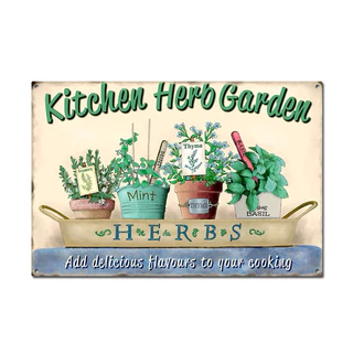 🌿🇬🇧 English Style Metal Garden Sign🇬🇧🌿 ป้ายโลหะแต่งสวนสไตล์อังกฤษ เติมเสน่ห์คลาสสิคให้สวนและบ้านของคุณ 🏡✨
