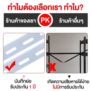 ชั้นวางของ ชั้นเหล็กวางของ 6/5/4/3 ชั้น ชั้นวางของชั้นเหล็ก ชั้นเหล็ก สแตนเลส รับน้ำหนัก 400KG