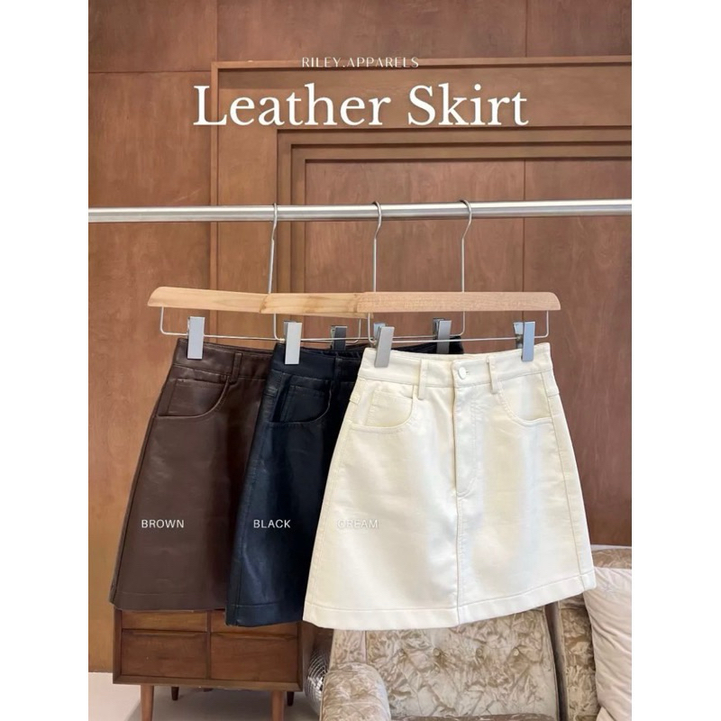 Riley apparel - Leather skirt