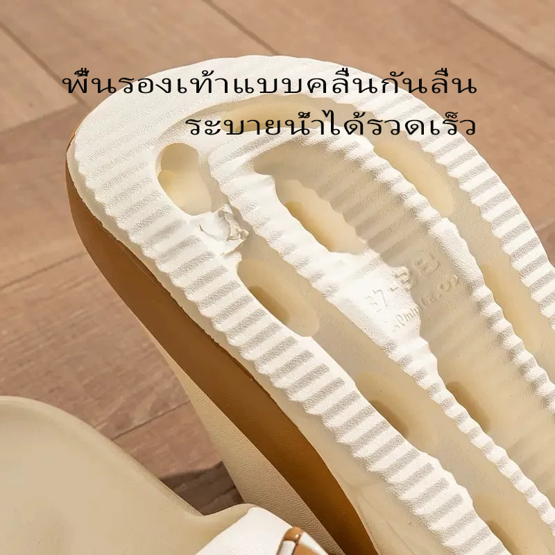รองเท้าแตะผู้หญิง รองเท้าชายหาด น่ารัก ทันสมัยและใช้งานได้หลากหลาย วัสดุ EVA นุ่ม มีให้เลือกหลายสี