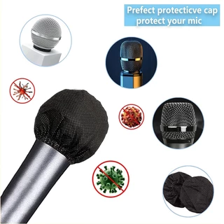 ผ้าคลุมไมโครโฟน KTV Disposable Microphone Microphone Cover ฝาครอบไมโครโฟนไมโครโฟนแบบใช้แล้วทิ้งกันฝุ่น COD