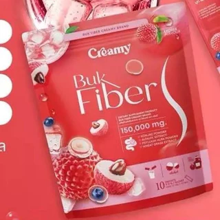 (📍กดในไลฟ์ถูกกว่า📍)🩷 Buk Fiber Creamy🩷 บุก ไฟเบอร์ ครีมมี่ ดีท็อกซ์ 1 ห่อ 10 ซอง