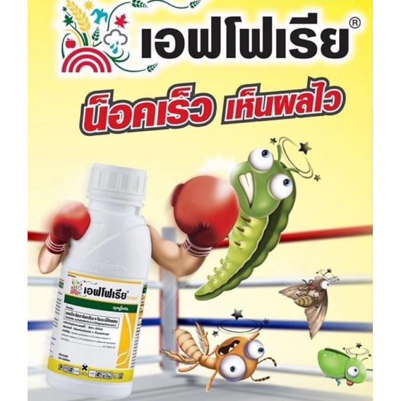 เอฟโฟเรีย ขนาด 500 มิลลิลตร ไทอะมีทอกแซม+แลมบ์ดา ไซฮาโลทริน
