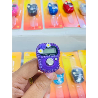 ส่งจากไทย เครื่องนับแบบกดดิจิตอลสวมนิ้ว แหวนซีเกร สไตล์น่ารักมินิมอลง