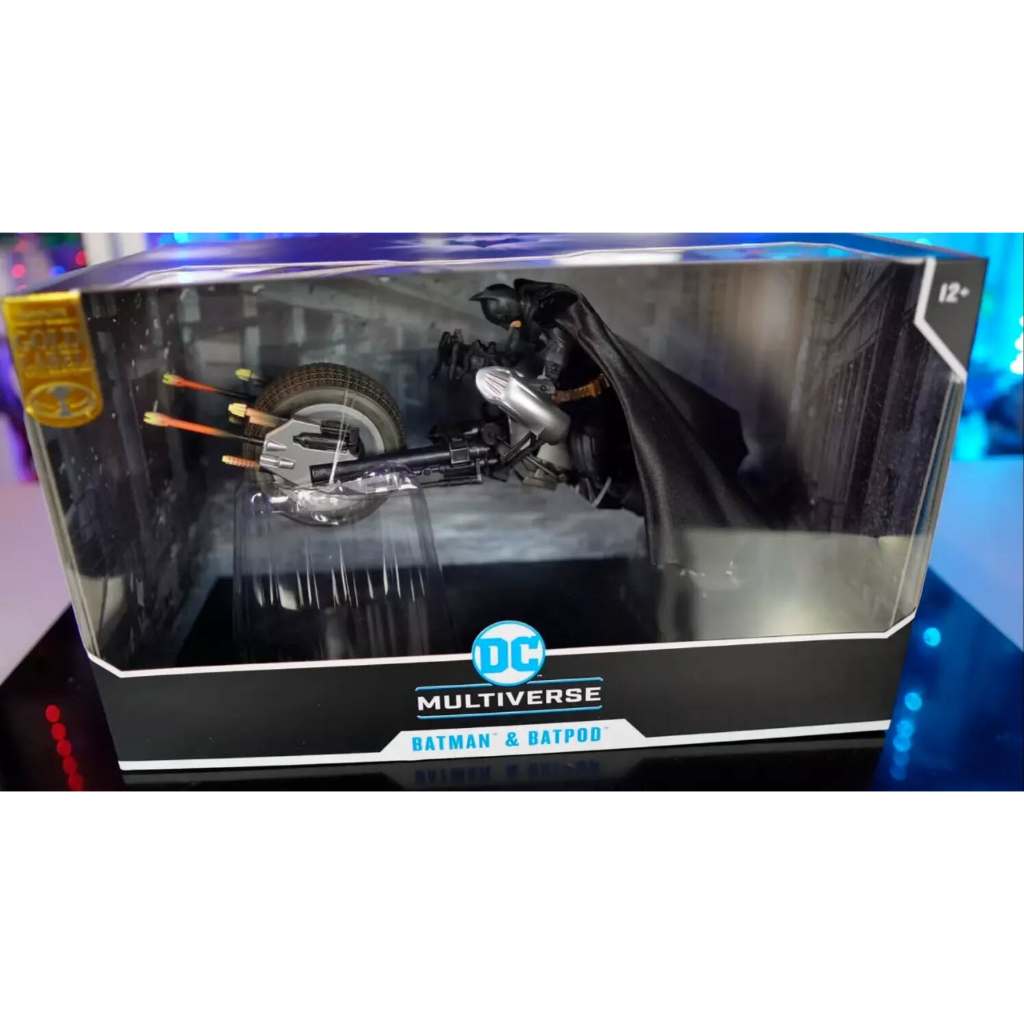 Mcfarlane Batman & Batpod (The Dark Knight)