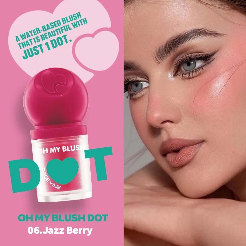บลัชออน Oh My Blush Dot บลัชหัวโต บลัชดอท บลัชออนสูตรน้ำ P-0211 thumbnail 5