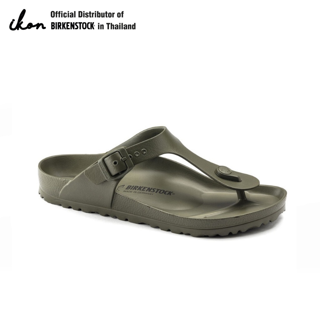 BIRKENSTOCK Gizeh EVA Khaki รองเท้าแตะ Unisex สีเขียวเข้ม รุ่น 1019143 (regular)