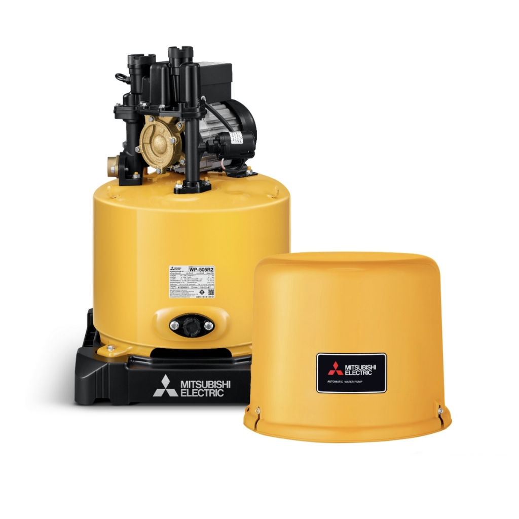 ปั๊มถังอัตโนมัติ 500W MITSUBISHI WP-505R2 จุดที่ใช้น้ำ 1-12 จุด