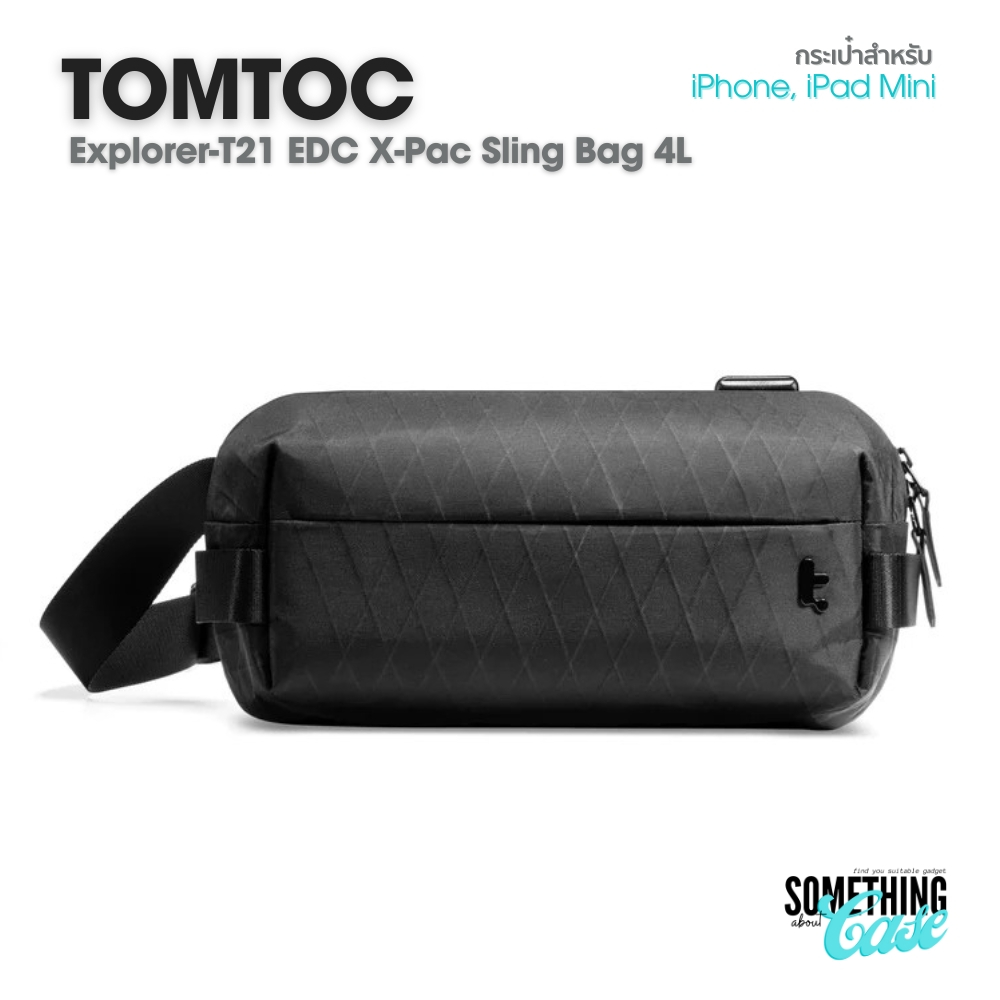 Tomtoc Explorer-T21 EDC X-Pac Sling Bag 4L กระเป๋าสำหรับ iPad Mini 6, Nintendo Switch OLED, NS, iPhone, Samsung