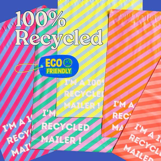 (50 ซอง|แพค) ซองพัสดุ ซองไปรษณีย์พลาสติกรีไซเคิล I'm 100% Recycled Mailer