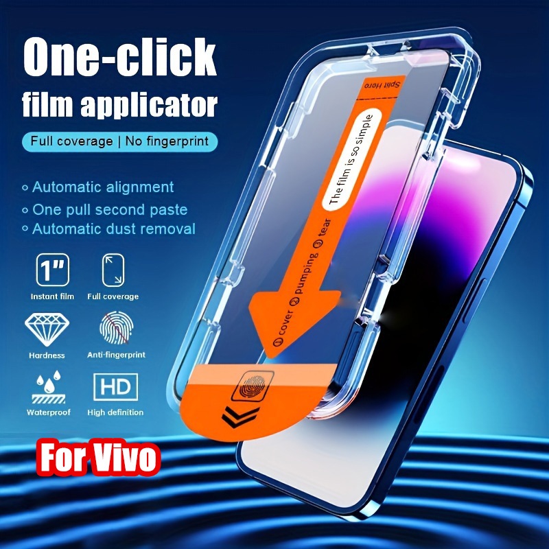 ติดง่าย ฟิล์มกันรอย HDแบบเต็มหน้าจอป้องกันการแอบดู Vivo Y18 Y11Y02S Y03 Y15S Y16 Y19 Y20S Y21S Y30 Y33S Y36 Y52S Y20 Y21