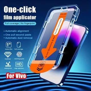 ติดง่าย ฟิล์มกันรอย HDแบบเต็มหน้าจอป้องกันการแอบดู Vivo Y18 Y11Y02S Y03 Y15S Y16 Y19 Y20S Y21S Y30 Y33S Y36 Y52S Y20 Y21
