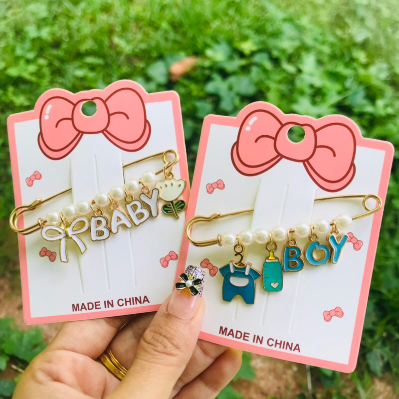 💜Bangtao เข็มกลัดแฟชั่น ขนาด 7 ซม. เครื่องประดับ ตกแต่งเสื้อผ้า กระเป๋า พร้อมส่ง