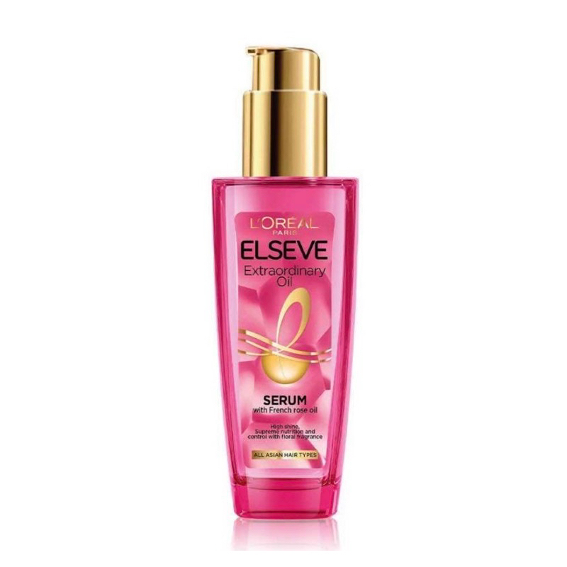 L’ORÉAL PARIS ELSEVE Extraordinary Oil Serum with French rose oil.