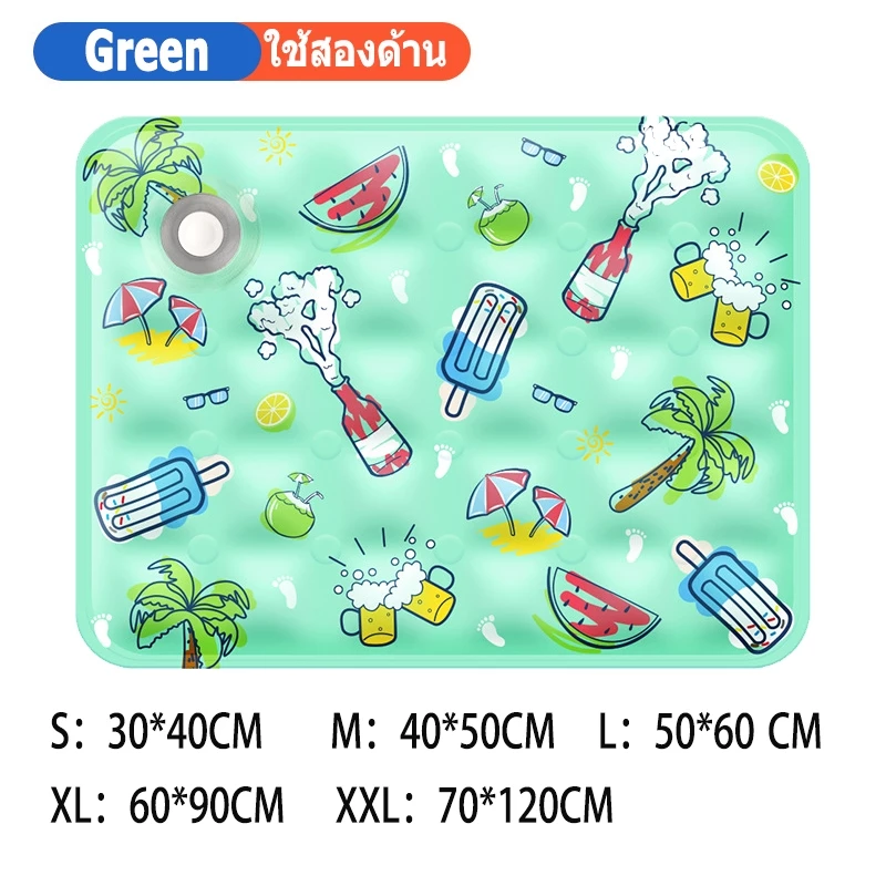 แผ่นเจลเย็น ที่นอนแมวเย็น สัตว์เลี้ยง ไม่ต้องแช่ตู้เย็น thumbnail 10