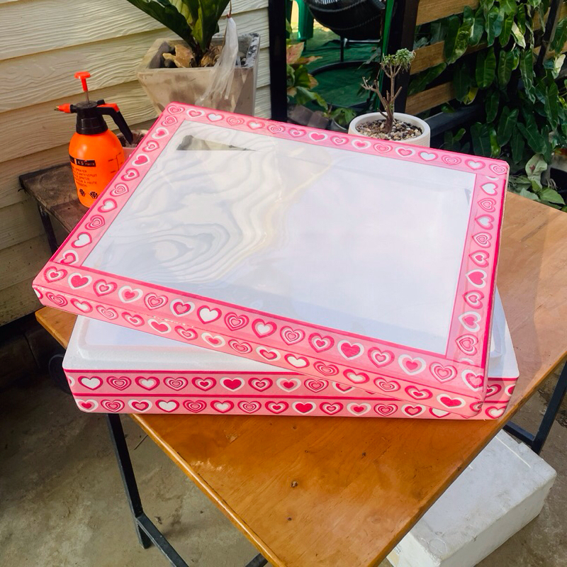 ลังโฟมแฟนซีอเนกประสงค์🥰ลายหัวใจ - รูปที่ 4