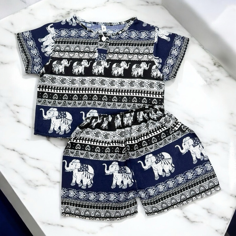 ชุดช้างเด็กลายใหม่ผ้าเย็นไม่ร้อนเกรดพรีเมี่ยมมี5สี พร้อมส่ง รูปที่ 6