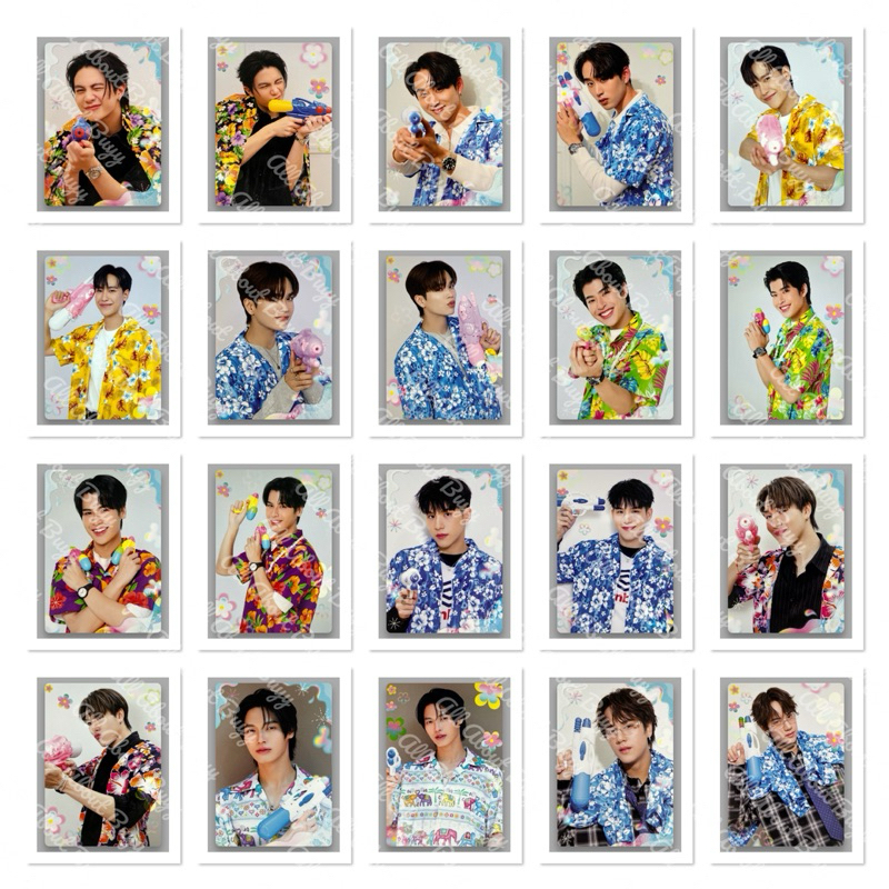 พร้อมส่ง (ขายแยกการ์ด) | Collectible Random Card Boys - Songkran
